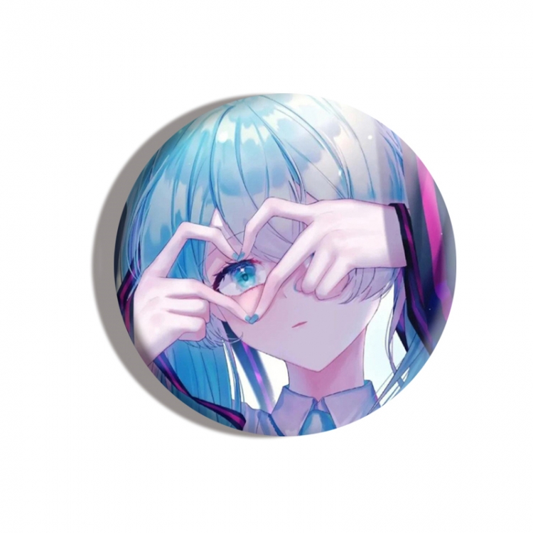 Hatsune Miku Anime tinplate brooch badge price for 5 pcs