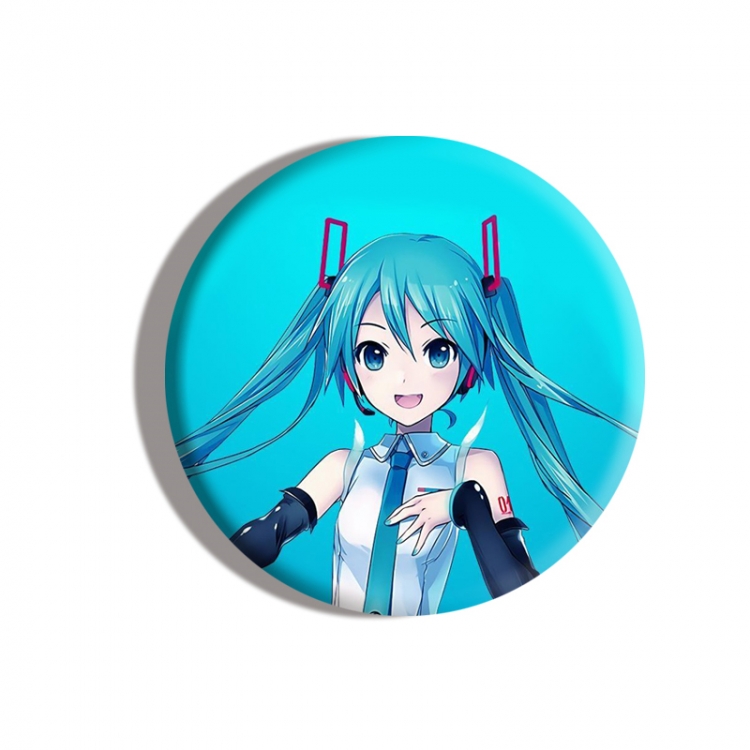 Hatsune Miku Anime tinplate brooch badge price for 5 pcs