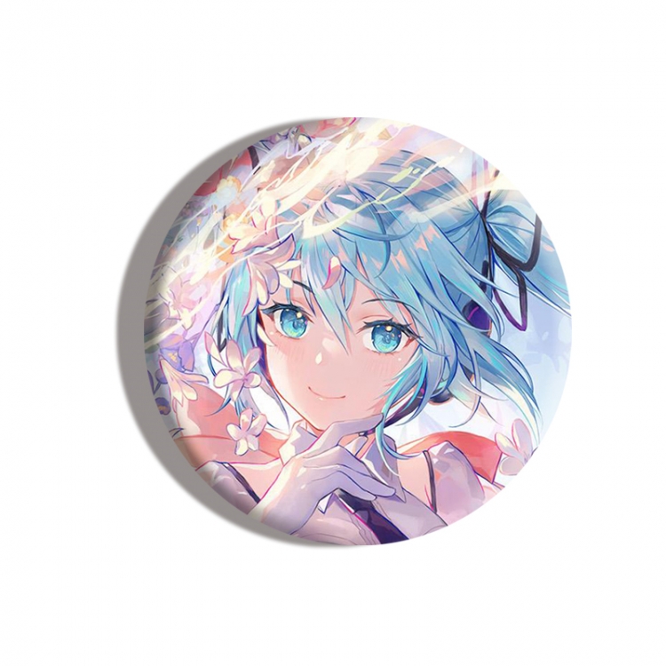 Hatsune Miku Anime tinplate brooch badge price for 5 pcs