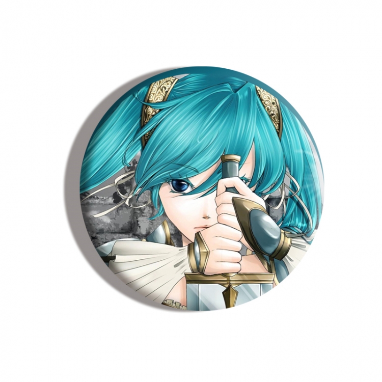 Hatsune Miku Anime tinplate brooch badge price for 5 pcs