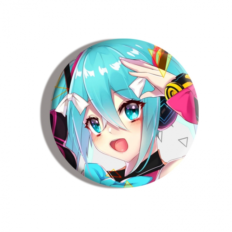 Hatsune Miku Anime tinplate brooch badge price for 5 pcs