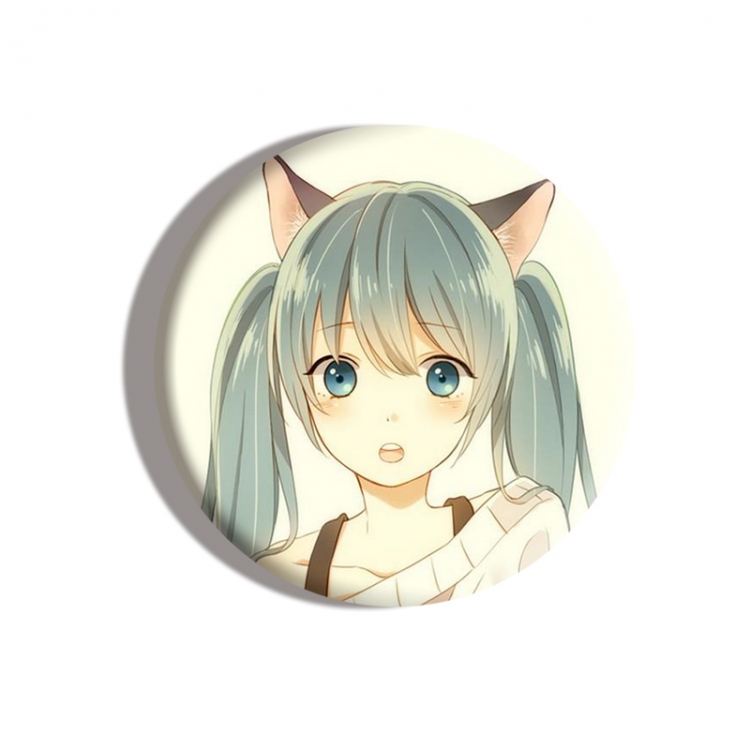 Hatsune Miku Anime tinplate brooch badge price for 5 pcs