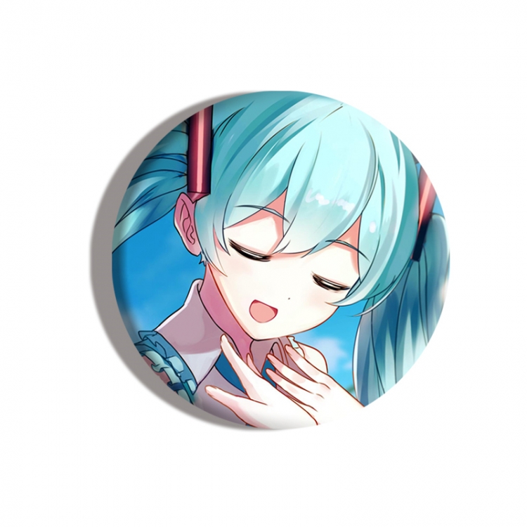 Hatsune Miku Anime tinplate brooch badge price for 5 pcs