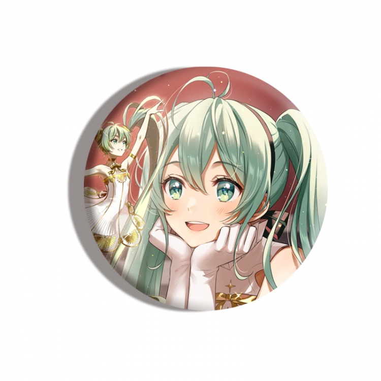 Hatsune Miku Anime tinplate brooch badge price for 5 pcs