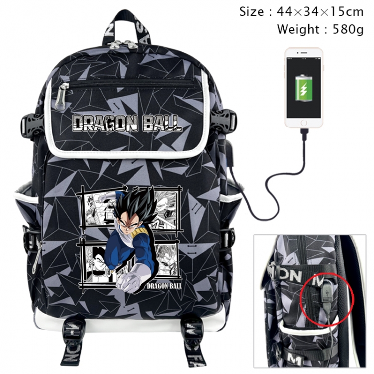 DRAGON BALL Anime color shading data line backpack 44X34X15CM