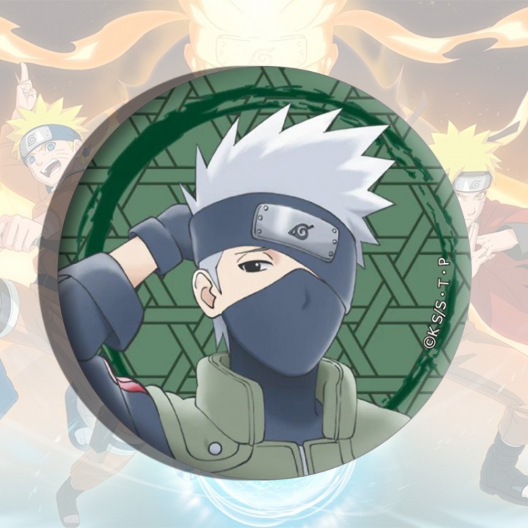 Naruto Anime tinplate brooch badge price for 5 pcs