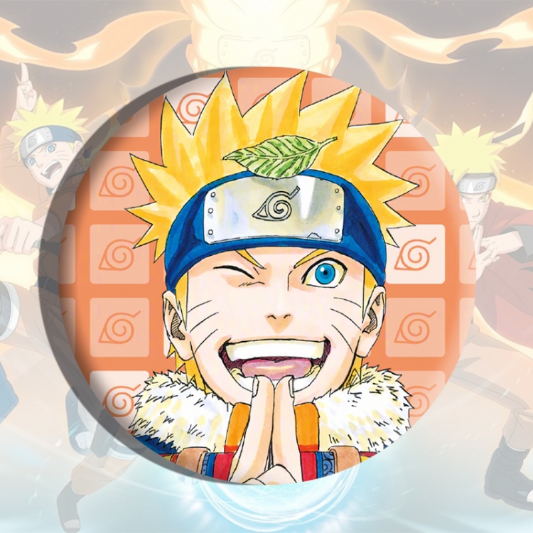 Naruto Anime tinplate brooch badge price for 5 pcs