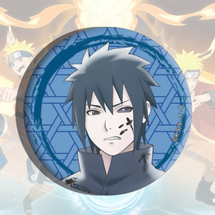 Naruto Anime tinplate brooch badge price for 5 pcs