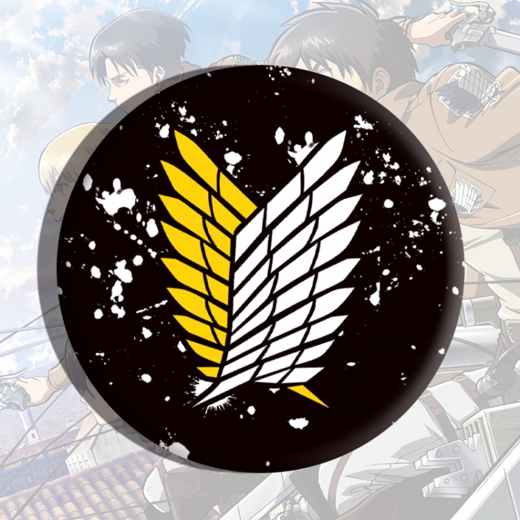 Shingeki no Kyojin Anime tinplate brooch badge price for 5 pcs