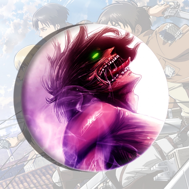 Shingeki no Kyojin Anime tinplate brooch badge price for 5 pcs