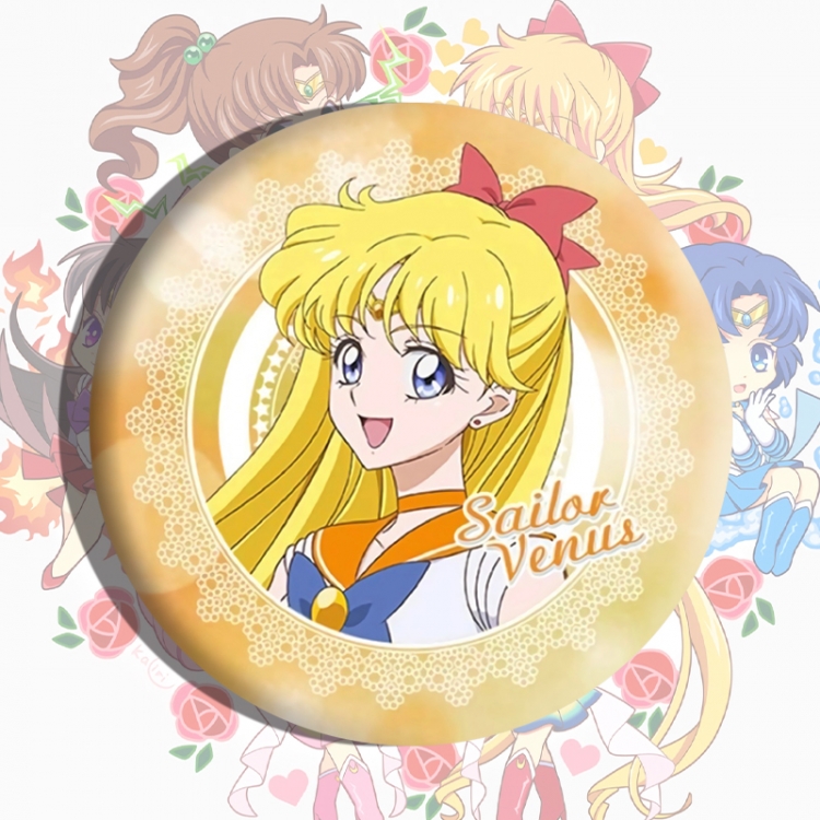 sailormoon Anime tinplate brooch badge price for 5 pcs