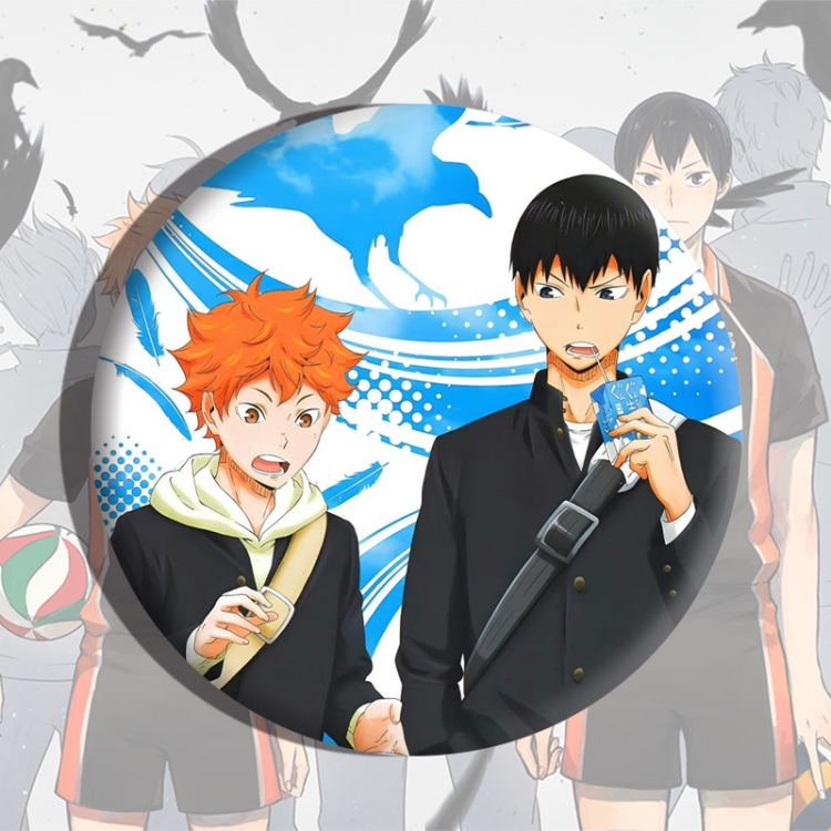 Haikyuu!! Anime tinplate brooch badge price for 5 pcs