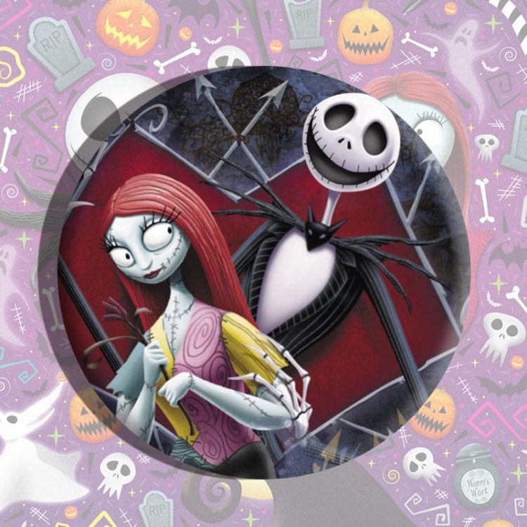 The Nightmare Before Christmas Anime tinplate brooch badge price for 5 pcs