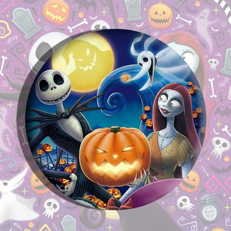 The Nightmare Before Christmas Anime tinplate brooch badge price for 5 pcs