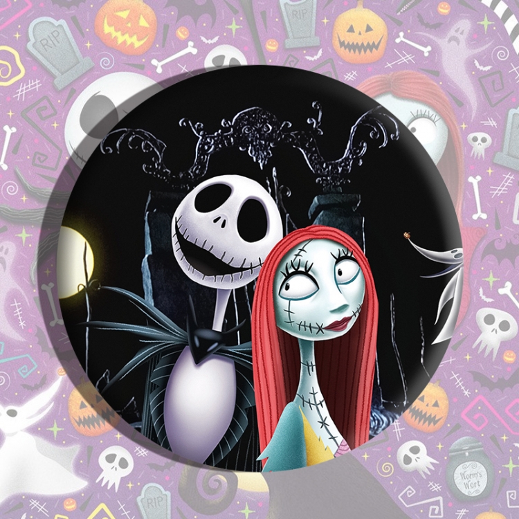 The Nightmare Before Christmas Anime tinplate brooch badge price for 5 pcs