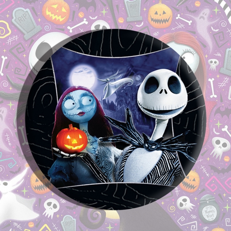 The Nightmare Before Christmas Anime tinplate brooch badge price for 5 pcs