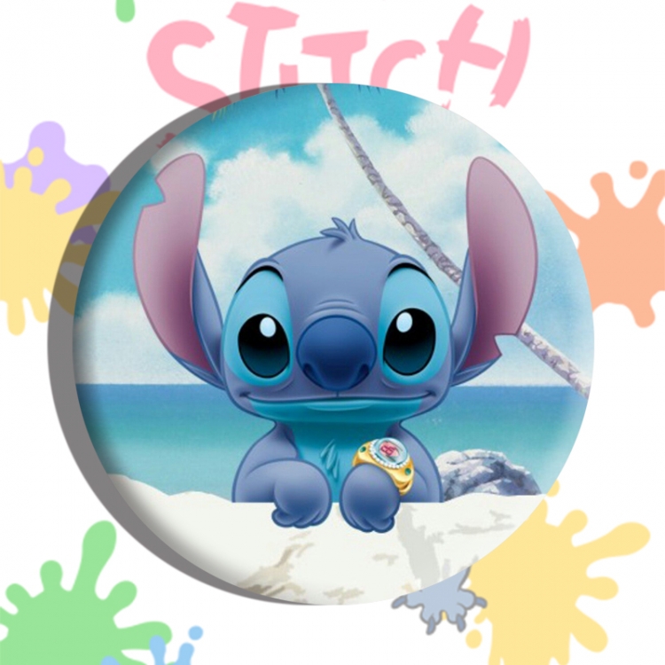 Lilo & Stitch Anime tinplate brooch badge price for 5 pcs