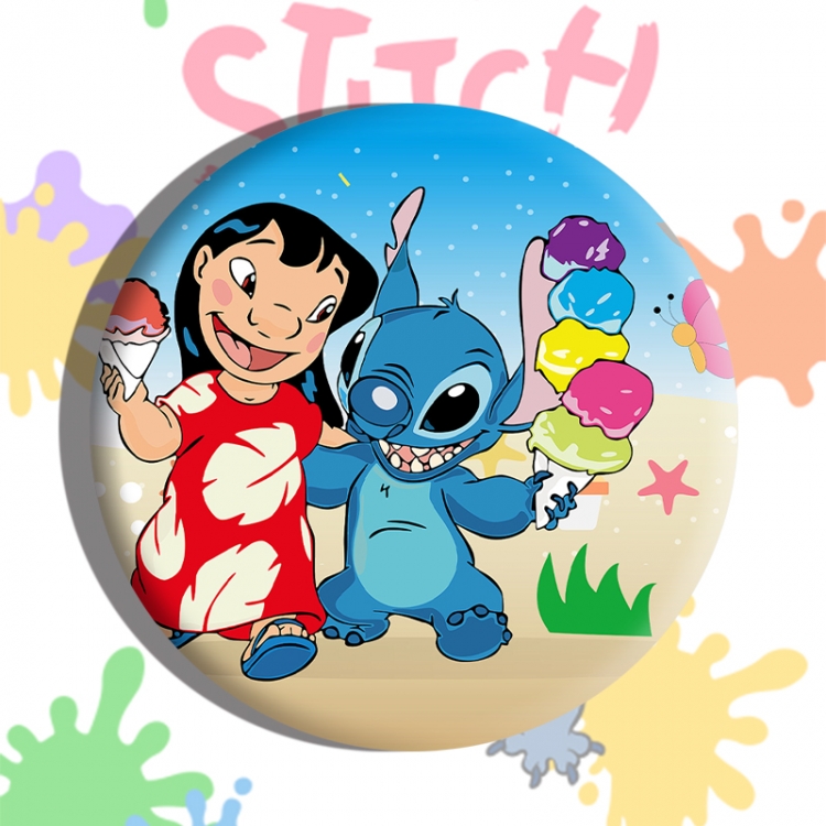 Lilo & Stitch Anime tinplate brooch badge price for 5 pcs