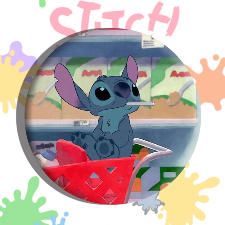 Lilo & Stitch Anime tinplate brooch badge price for 5 pcs