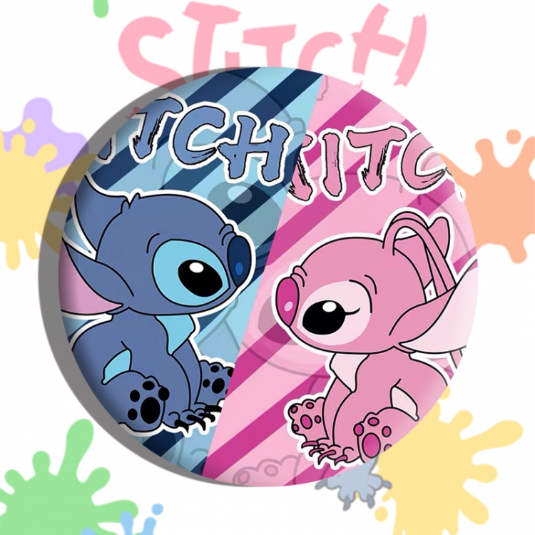 Lilo & Stitch Anime tinplate brooch badge price for 5 pcs