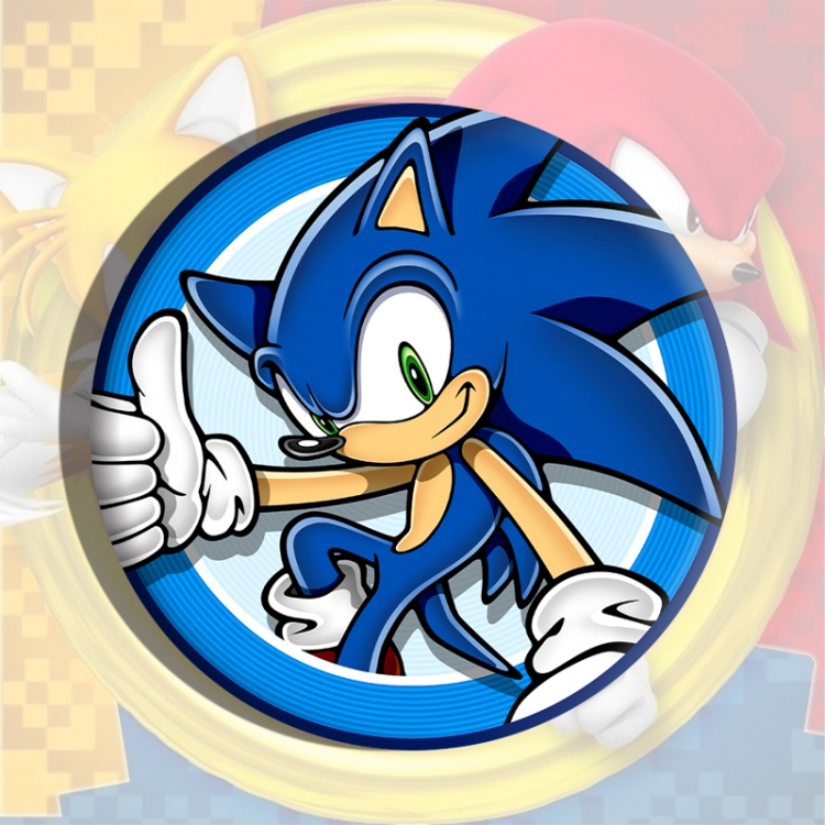 Sonic The Hedgehog Anime tinplate brooch badge price for 5 pcs