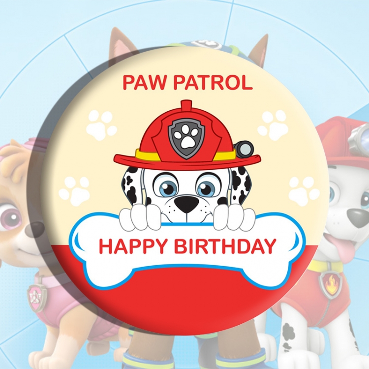 PAW Patrol Anime tinplate brooch badge price for 5 pcs