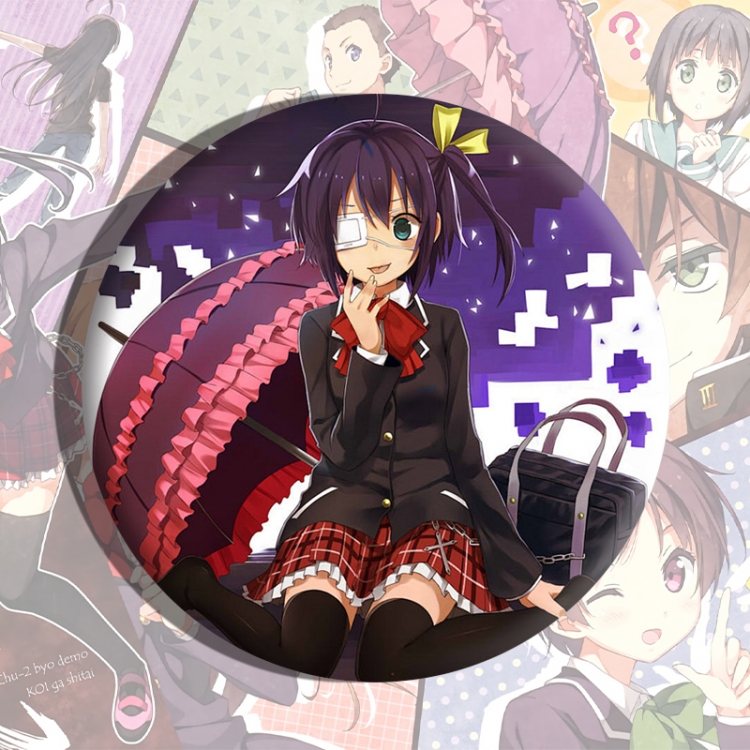 Chuunibyou Demo Koi Ga Shitai Anime tinplate brooch badge price for 5 pcs