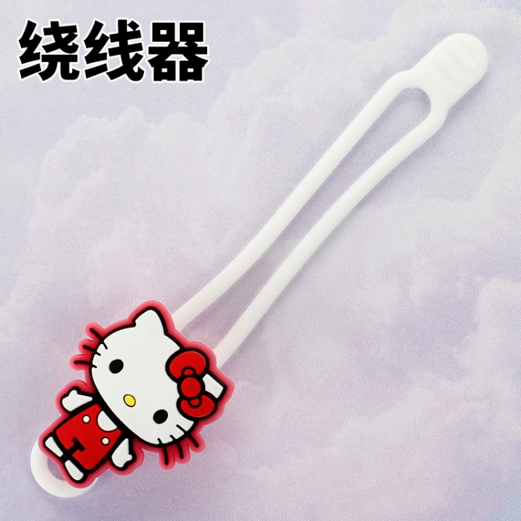 sanrio Mobile phone computer data cable headphone winding device cable tie hub 10.5x3cm 5G price for 10 pcs