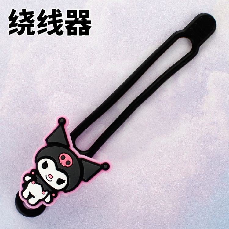 sanrio Mobile phone computer data cable headphone winding device cable tie hub 10.5x3cm 5G price for 10 pcs