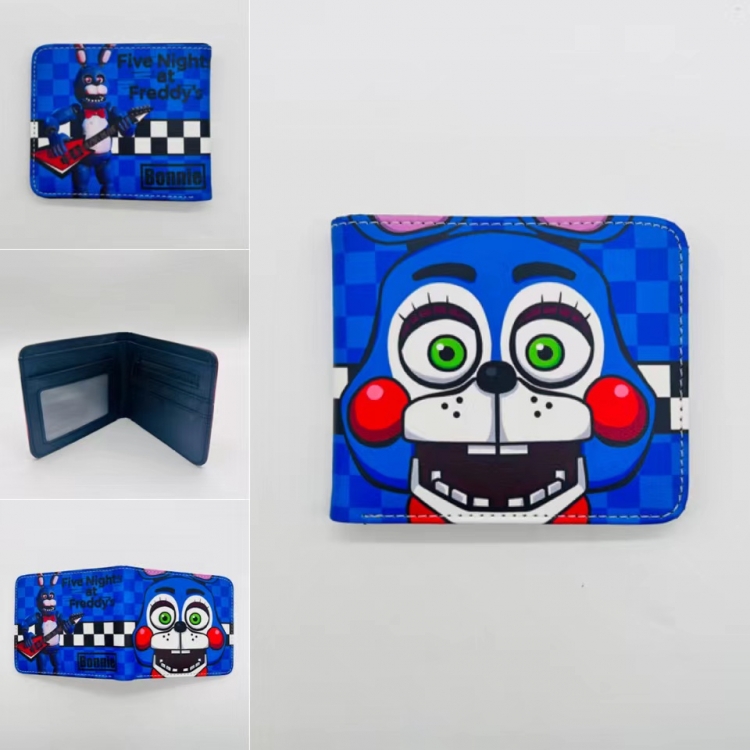 Five Nights at Freddys Full color Two fold short card case wallet 11X9.5CM  