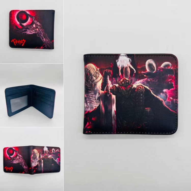 Berserk Full color Two fold short card case wallet 11X9.5CM  