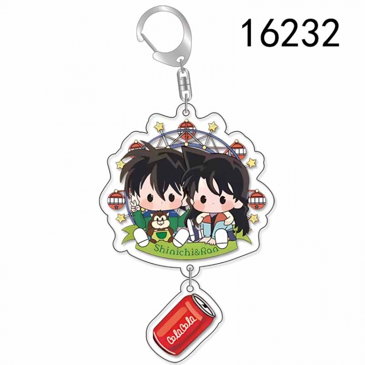 Detective conan Anime acrylic Pendant Key Chain  price for 5 pcs 16232