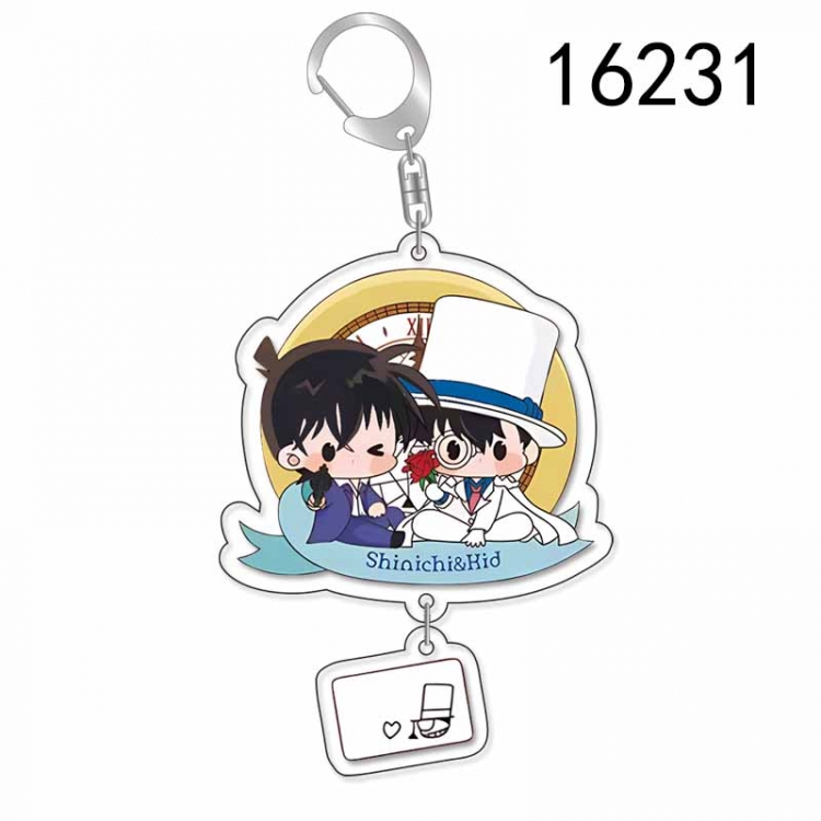Detective conan Anime acrylic Pendant Key Chain  price for 5 pcs 16231