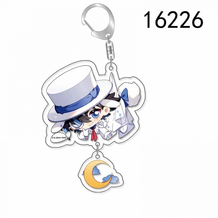 Detective conan Anime acrylic Pendant Key Chain  price for 5 pcs 16226