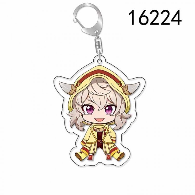 Shangri La explores new territories Anime Acrylic Keychain Charm price for 5 pcs