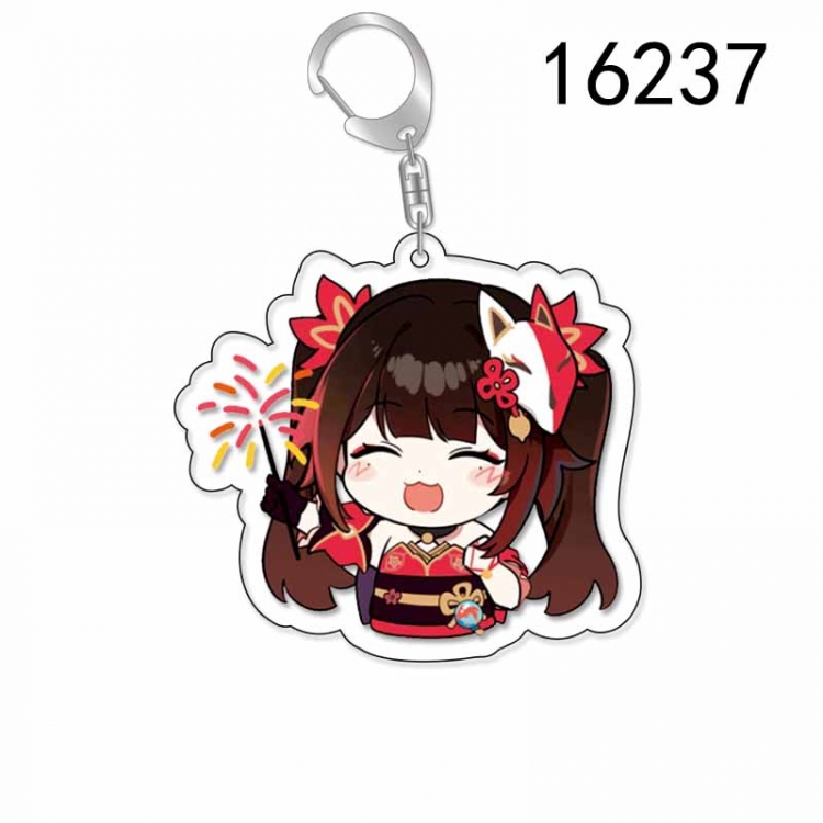 Genshin Impact Anime Acrylic Keychain Charm price for 5 pcs