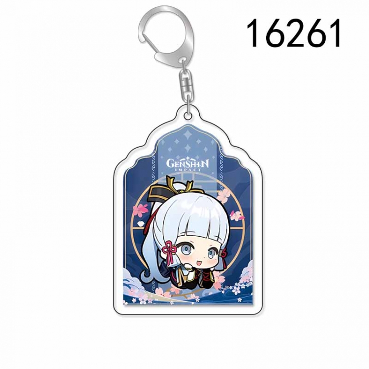 Genshin Impact Anime Acrylic Keychain Charm price for 5 pcs