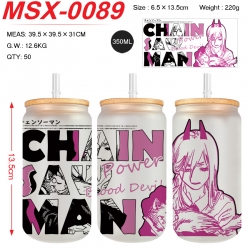 Chainsawman Anime frosted glas...