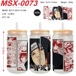 Naruto Anime frosted glass cup...