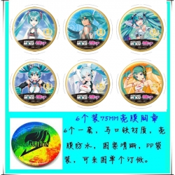 Hatsune Miku Anime round Badge...