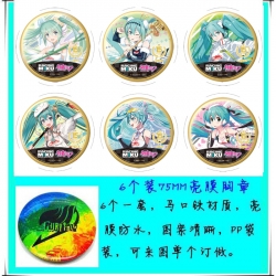 Hatsune Miku Anime round Badge...