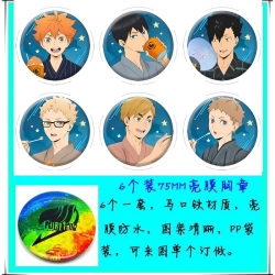 Haikyuu!! Anime round Badge Br...