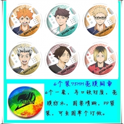 Haikyuu!! Anime round Badge Br...