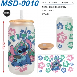 Lilo & Stitch Anime frosted gl...