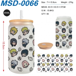 Naruto Anime frosted glass cup...