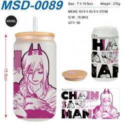 Chainsawman Anime frosted glas...