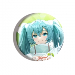 Hatsune Miku Anime tinplate br...