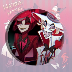 Hazbin Hotel Anime tinplate br...