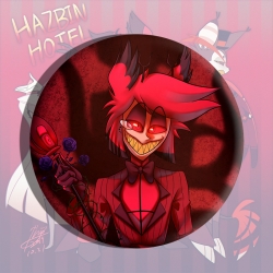 Hazbin Hotel Anime tinplate br...