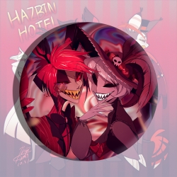 Hazbin Hotel Anime tinplate br...